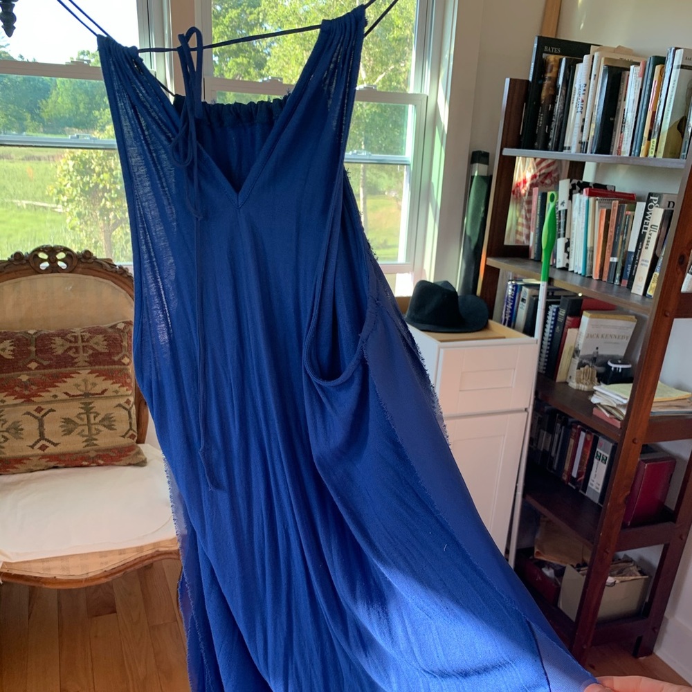 Cobalt mini dress